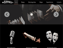 Tablet Screenshot of magiaymagos.com